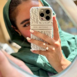 White Christine Dior ایفون